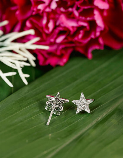 STAR EARRINGS 92.5 SILVER