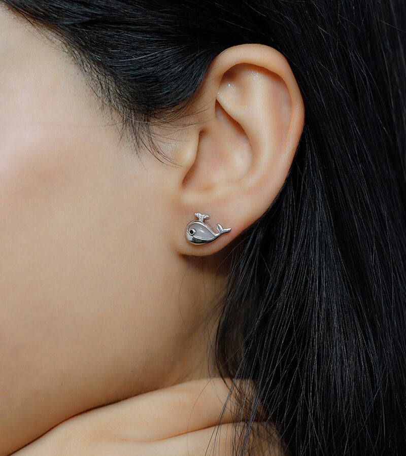 BABY DOLPHIN EARRING 92.5 SILVER