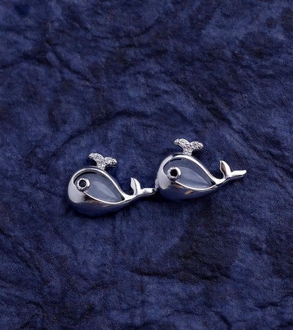 BABY DOLPHIN EARRING 92.5 SILVER