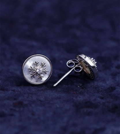 SNOW FLAKES EARRING 92.5 SILVER