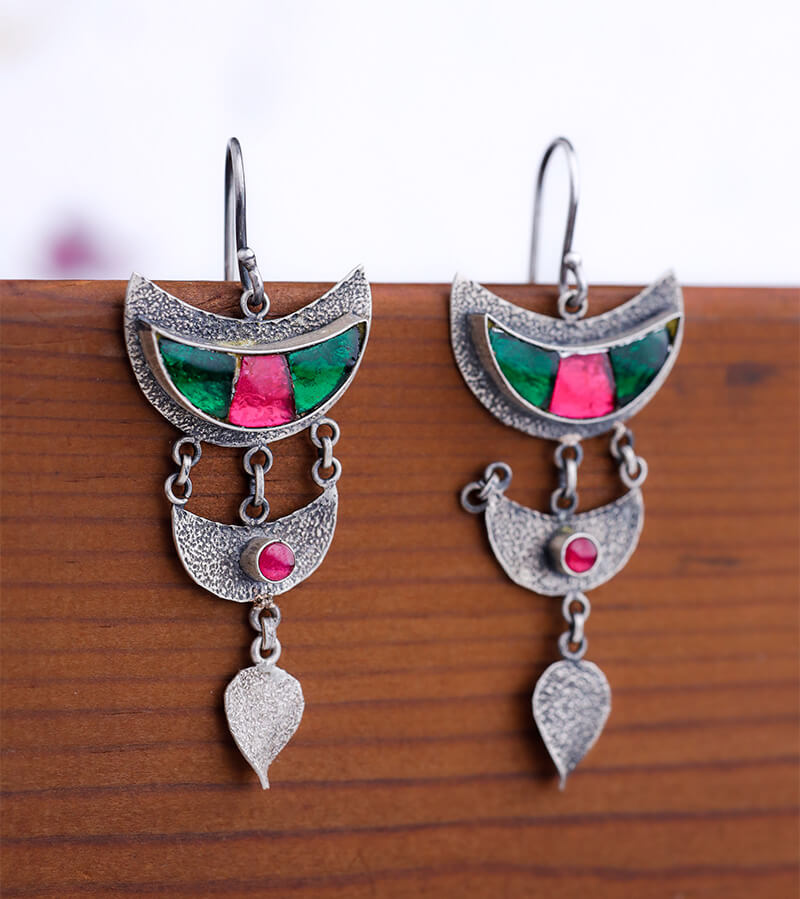 RUTVI EARRING 92.5 SILVER