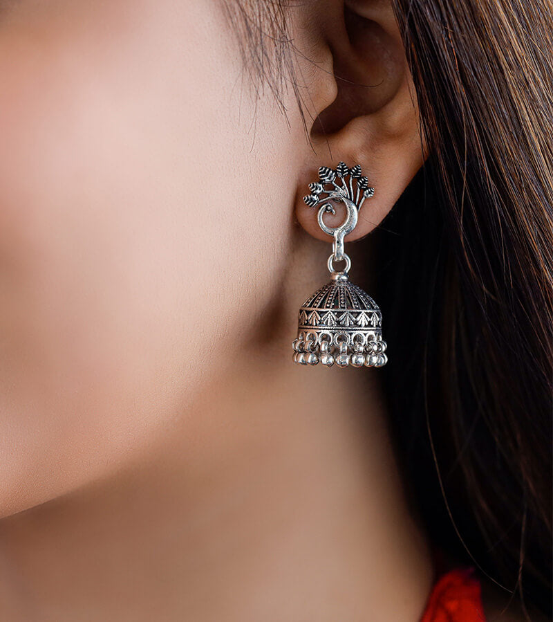 MOHINI EARRING 92.5 SILVER