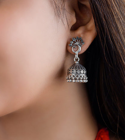 MOHINI EARRING 92.5 SILVER