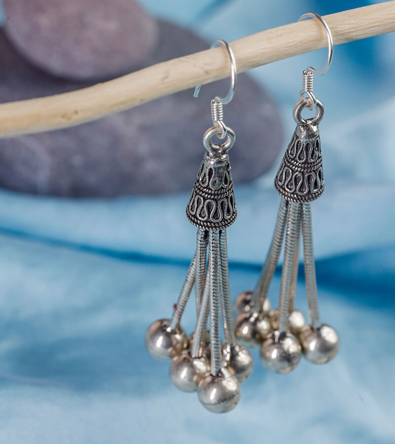 RAZIAA EARRING 92.5 SILVER