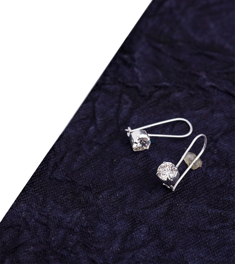 RAIN DROPS EARRING 92.5 SILVER