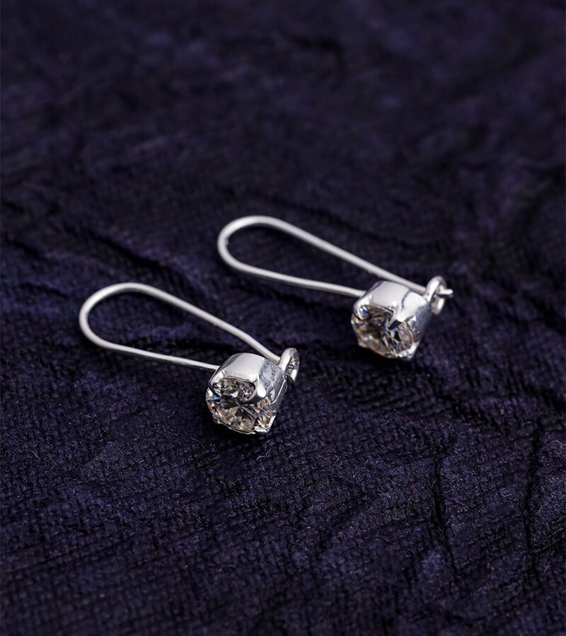 RAIN DROPS EARRING 92.5 SILVER