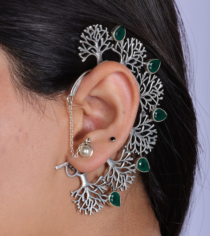 MYRA EARRING 92.5 SILVER