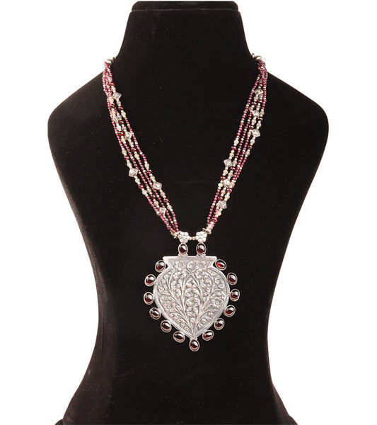 GUL-E-BAHAR NECKLACE 92.5 SILVER