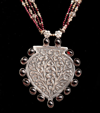 GUL-E-BAHAR NECKLACE 92.5 SILVER