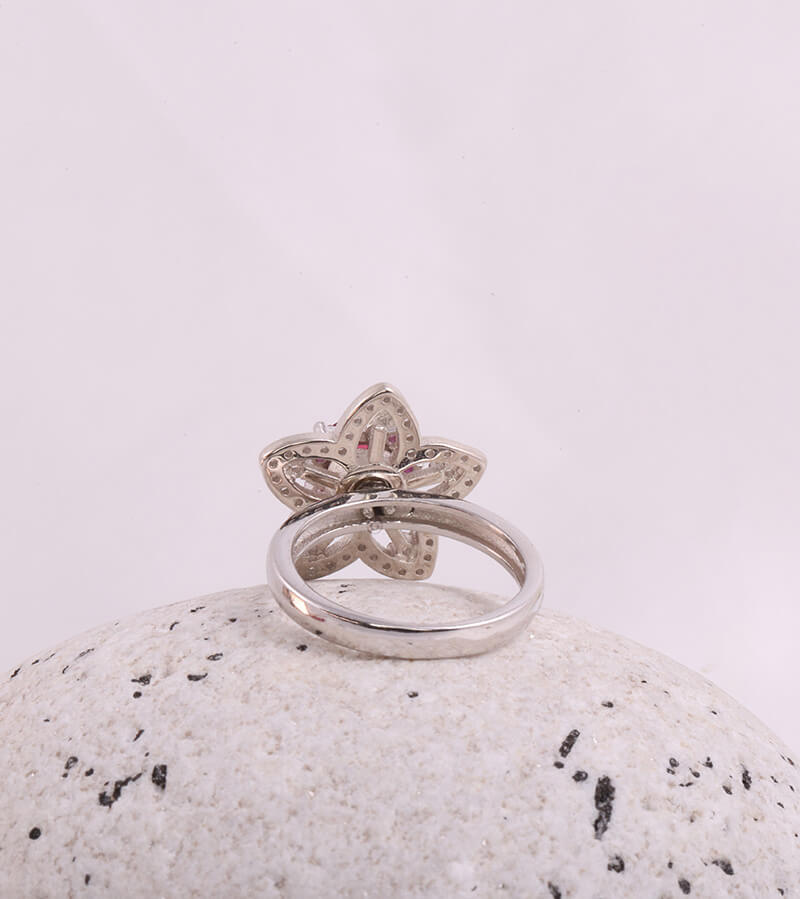 REVOLVING RING (STAR) 92.5 SILVER